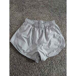 Nike Dri Fit Womens Running‎ Shorts Gray Lightweight Mesh Panel XS